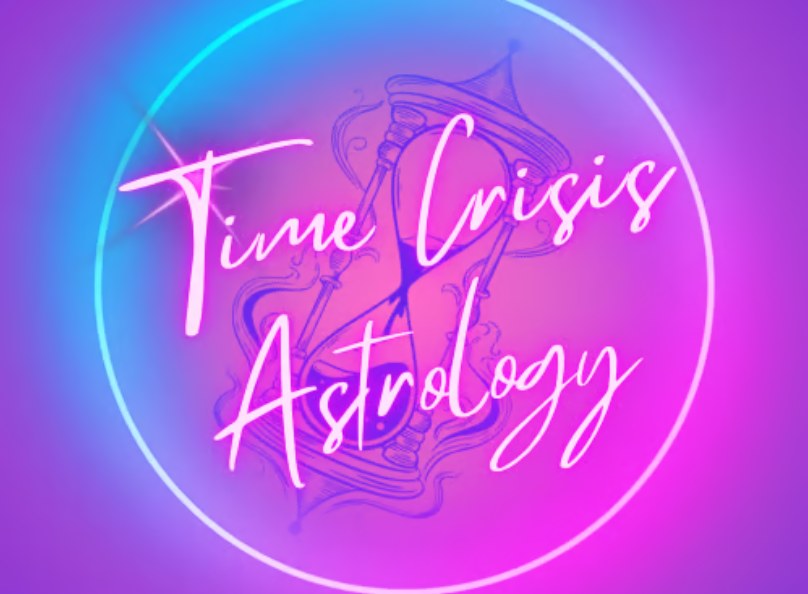 Time Crisis Astrology neon logo
